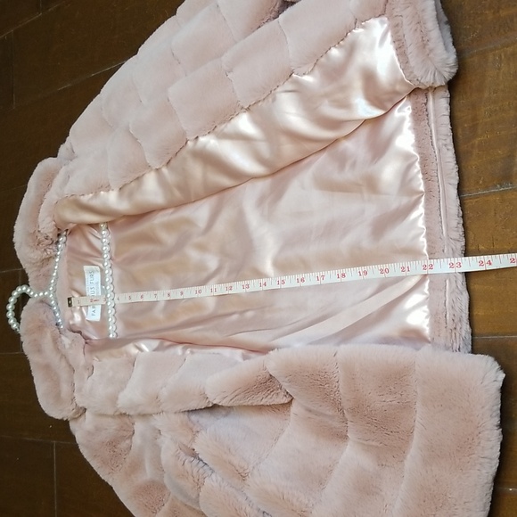 Donna Slayers Fabulous Furs Blush Pink Posh Jacket Size Small - Picture 9 of 11
